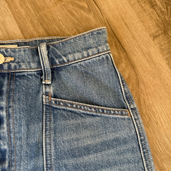 Mother The Lineup Swooner Mini Skirt 26 - Picture 4 of 10